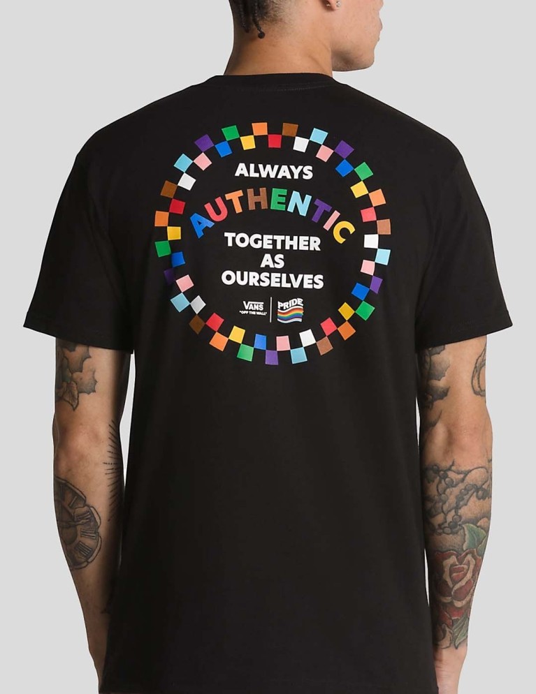VANS 2023 orgoglio tee black t-shirt